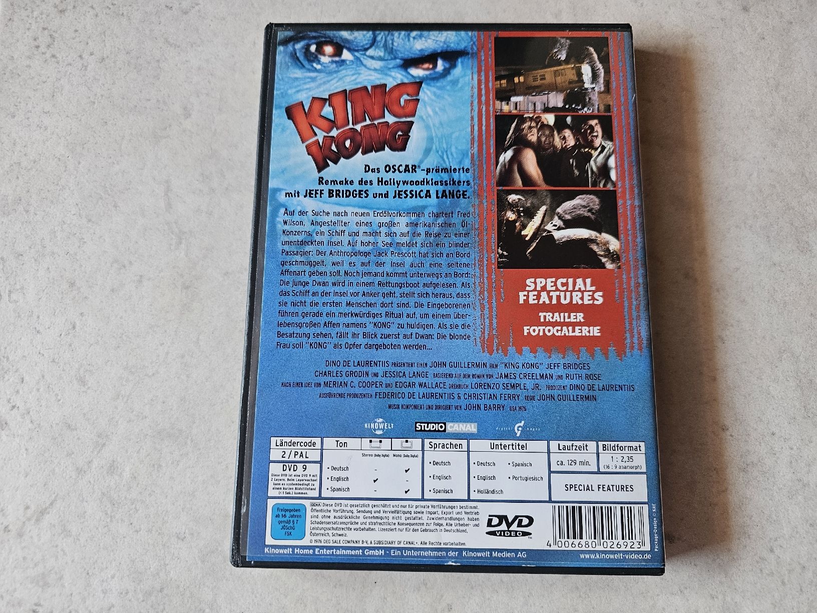 Tutti i DVDs: King Kong  /  1976 – Usato da Schneisingen venduto da backstore24 1