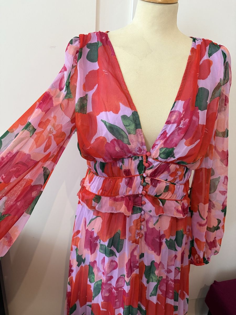 Asos Vestiti: Robe de soirée/cocktail fleurie – Nuovo (secondo la descrizione) da Le Locle venduto da tchanatakoua 6