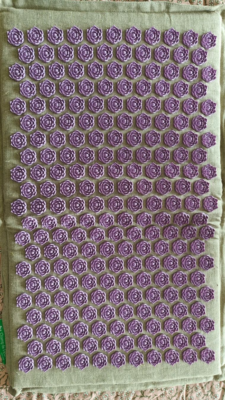 Tappetini fitness: Kit tapis+coussin Champ de fleurs Bioloka – Nuovo (secondo la descrizione) da Genève venduto da Ellem70 2