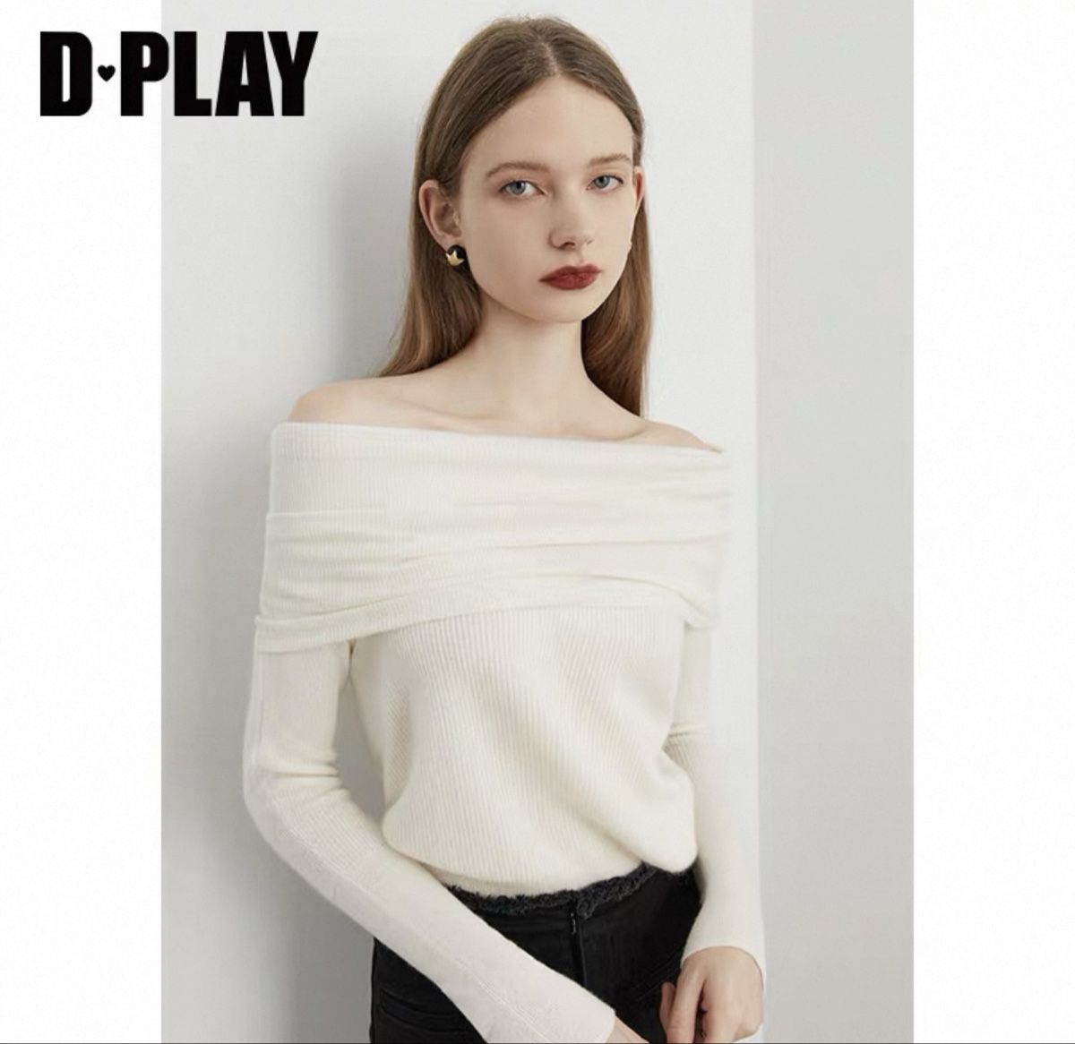 Maglioni & Felpe: NEW Ivory Off-Shoulder Knit Sweater Top – Nuovo (secondo la descrizione) da Dübendorf venduto da zhe_69pd 1