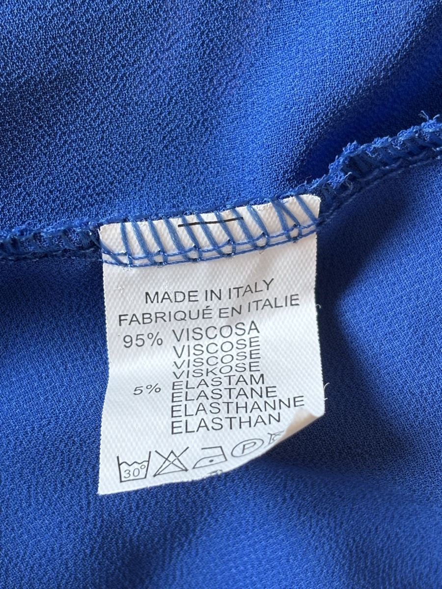 Top: Top bleu fluide à nouer devant - S/M - jamais porté – Nuovo e nell'imballaggio originale da Montana venduto da Jeanne_huggler 4