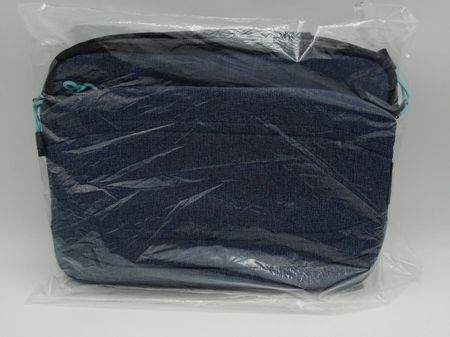 Sac pour ordinateur, bleu jeans.