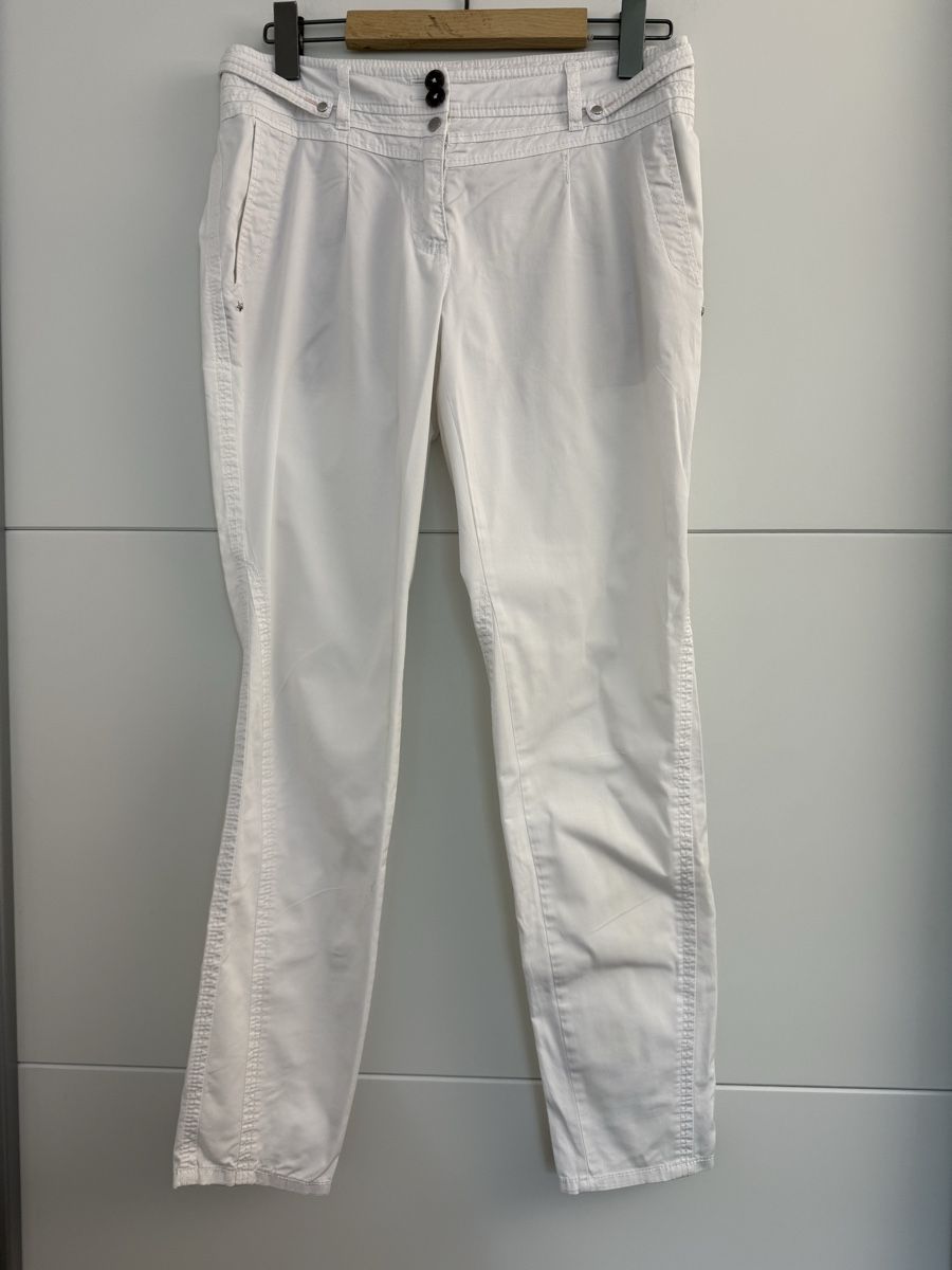 Marc Cain Pantaloni: Marc Cain Hose, weiss, Grösse N3 – Nuovo (secondo la descrizione) da Mettmenstetten venduto da _4_YOU_