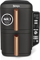 Airfryer Ninja Double Stack XL | 9.5L | Farbe:schwarz-kupfer