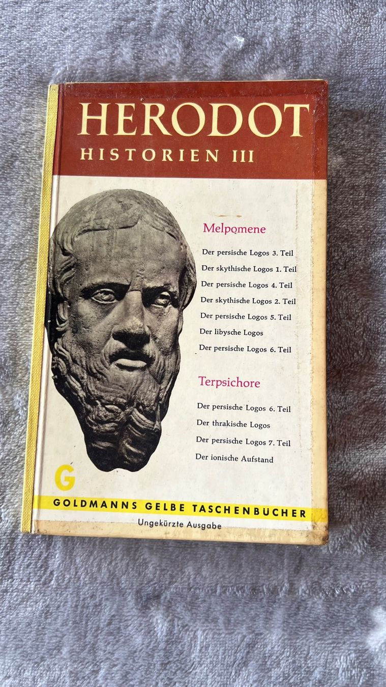 Bücher: Herodot Historien Band III, 1961 – Gebraucht aus Schübelbach von Dolly990_2
