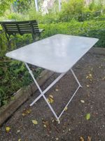 Antiker Blechtisch weiss Sommer-Aktion!
