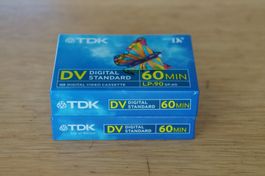 TDK MiniDV Kassetten ... 2 Stück ... Neu ...