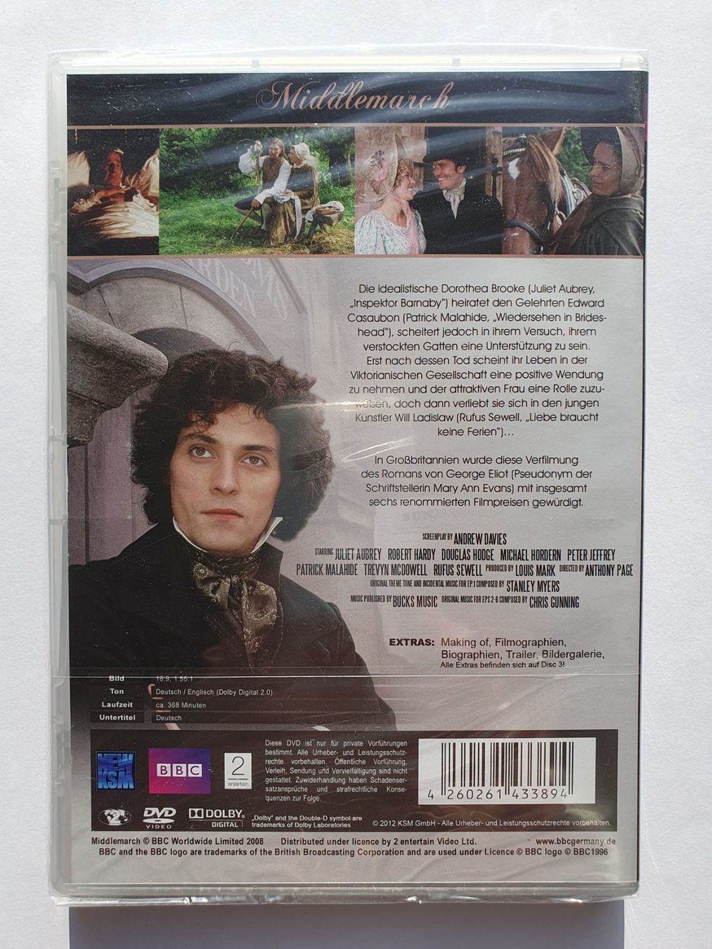 Tutti i DVDs: DVD Middlemarch - George Eliot - BBC Miniserie – Usato da St. Margarethen TG venduto da Schachmatt 1