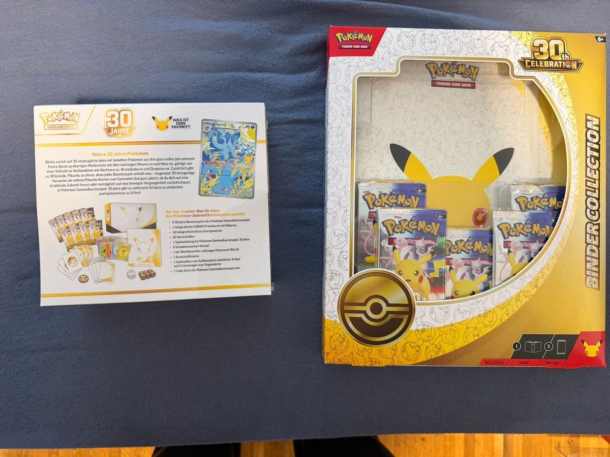 Pokémon Carte collezionabili: Pokémon DE TTB+Binder Collection 30th Celebration – Nuovo e nell'imballaggio originale da Kaltbrunn venduto da dav_vqr9 1