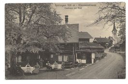 Spiringen an Klausenstrasse (UR) Gasthaus zur Post - um 1910