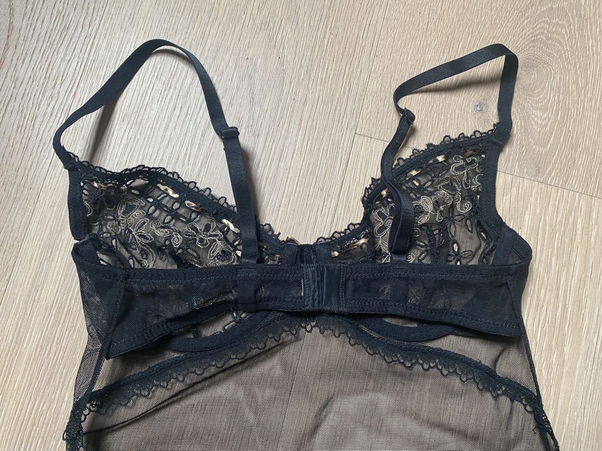 Altra biancheria intima: Neues schwarzes Negligée Grösse 70B – Nuovo (secondo la descrizione) da Winkel venduto da Flyhy2020 3