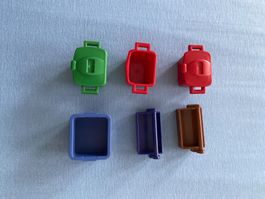 Playmobil Kessel und Kisten 6 Stück