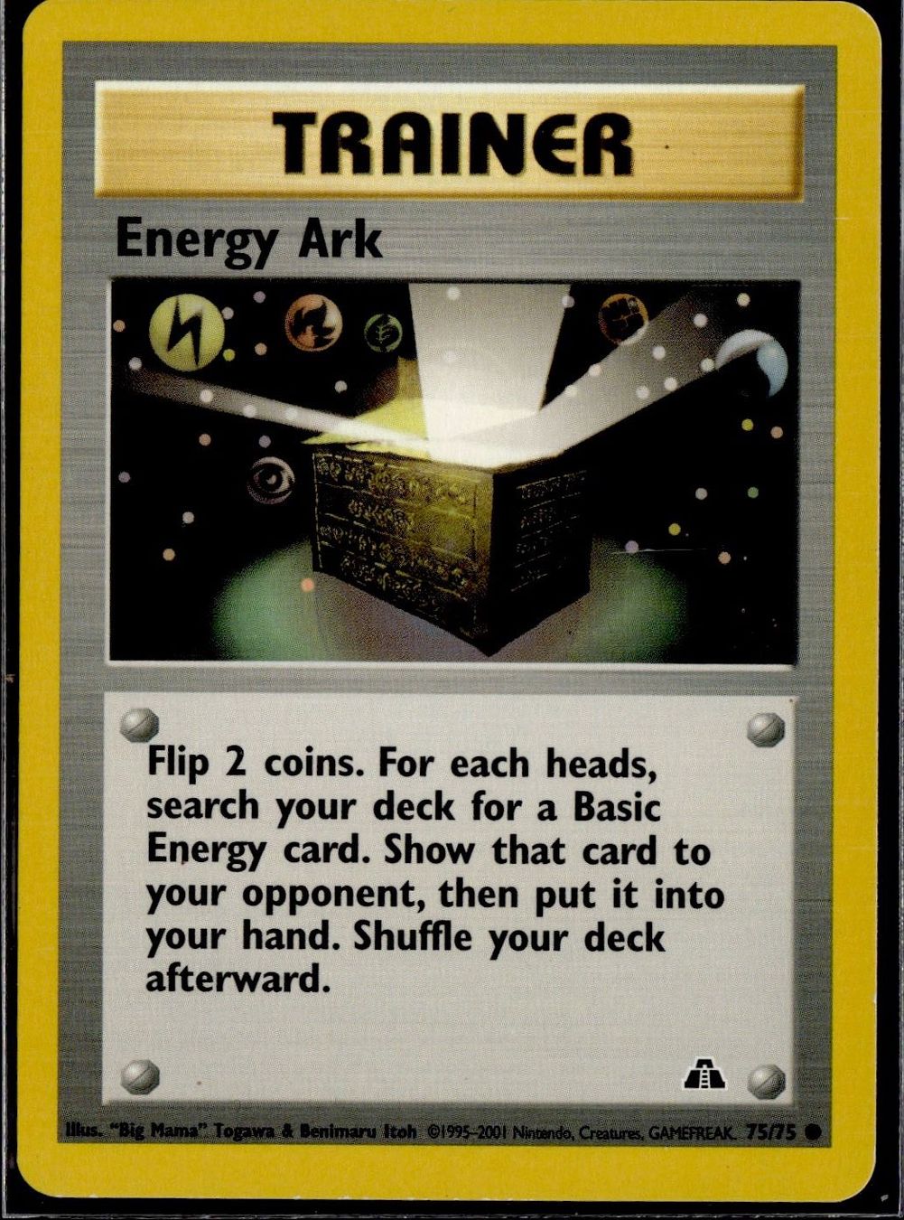 Pokémon Sammelbilder & Trading cards: Energy ark 75/75 Neo discovery – Gebraucht aus Zürich von pokemon_cards