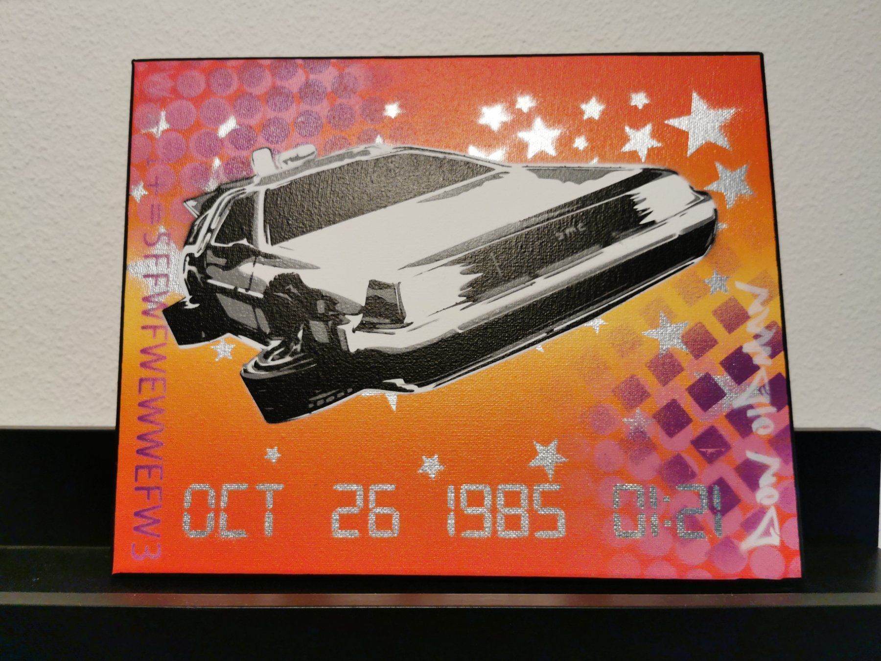 Gemälde: Back To The Future Pop Art auf Leinwand – Neu (gemäss Beschreibung) aus Thalwil von Dragonfruit 1
