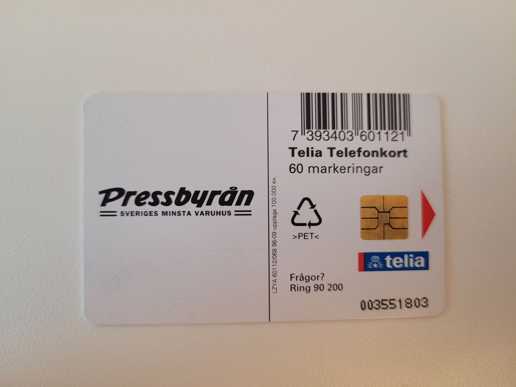 Schede telefoniche: Telefonkarte Schweden – Usato da Inwil venduto da Flower2325 1