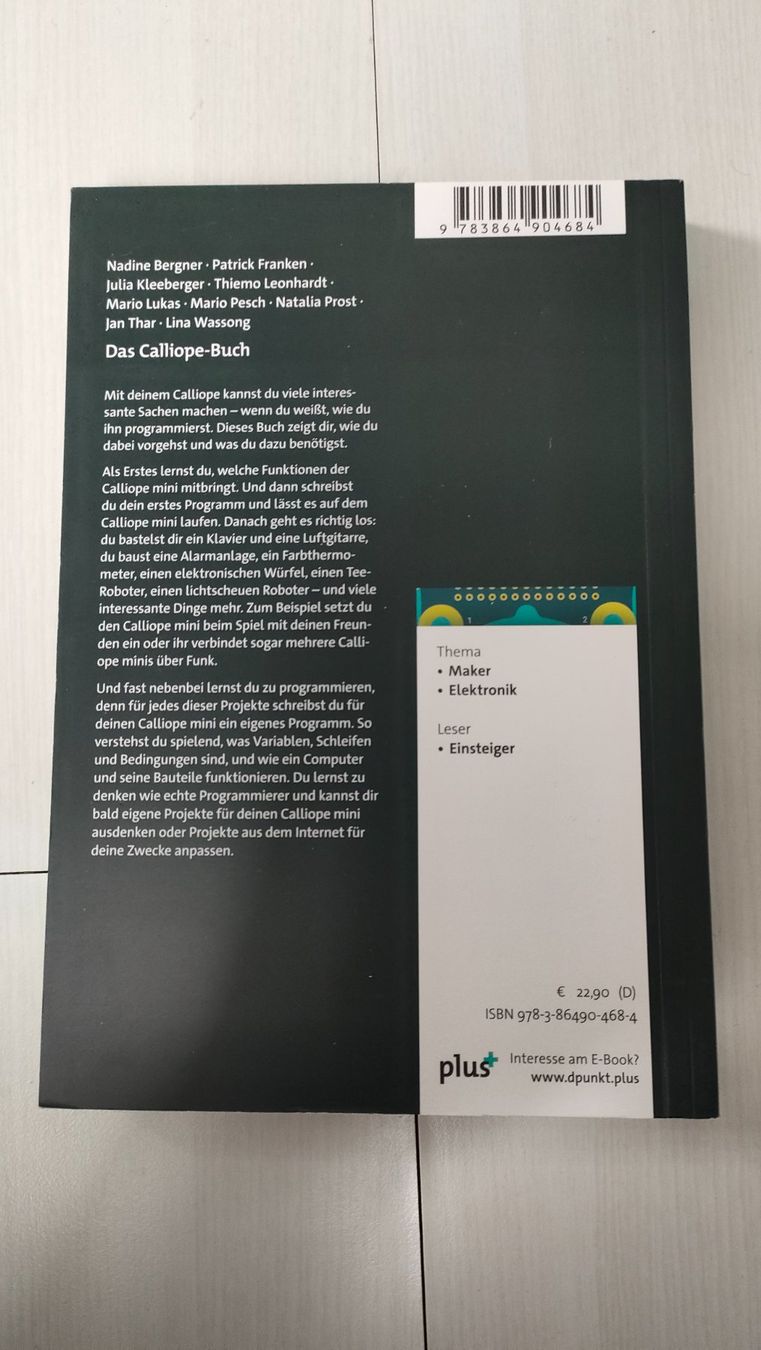 Libri: Das Calliope-Buch – Usato da Romanshorn venduto da mcd 1