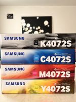 4x Original Samsung Toner-Set CLT-4072S (CMYK) - Neu & OVP