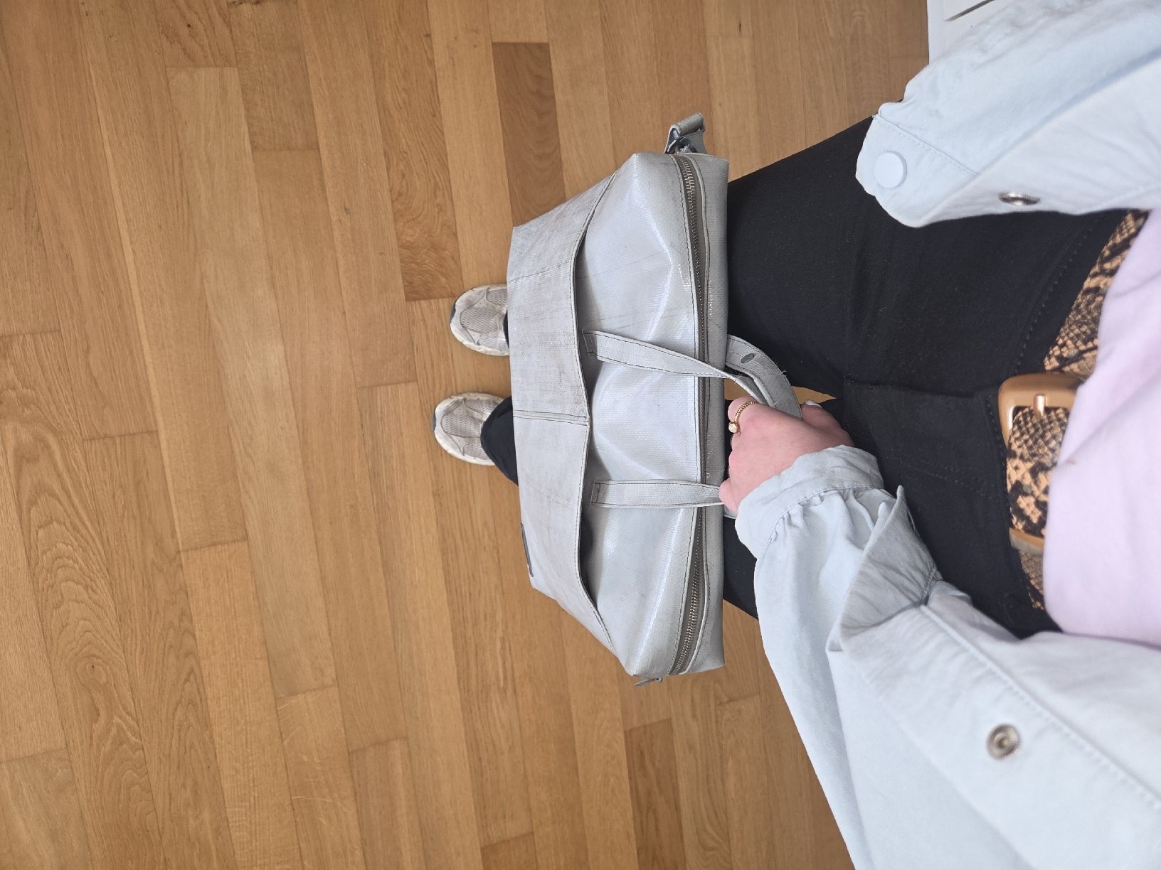 Freitag Borse da donna: FREITAG R523 Hoffmann grau – Usato da Auslikon venduto da lavendelblue 7