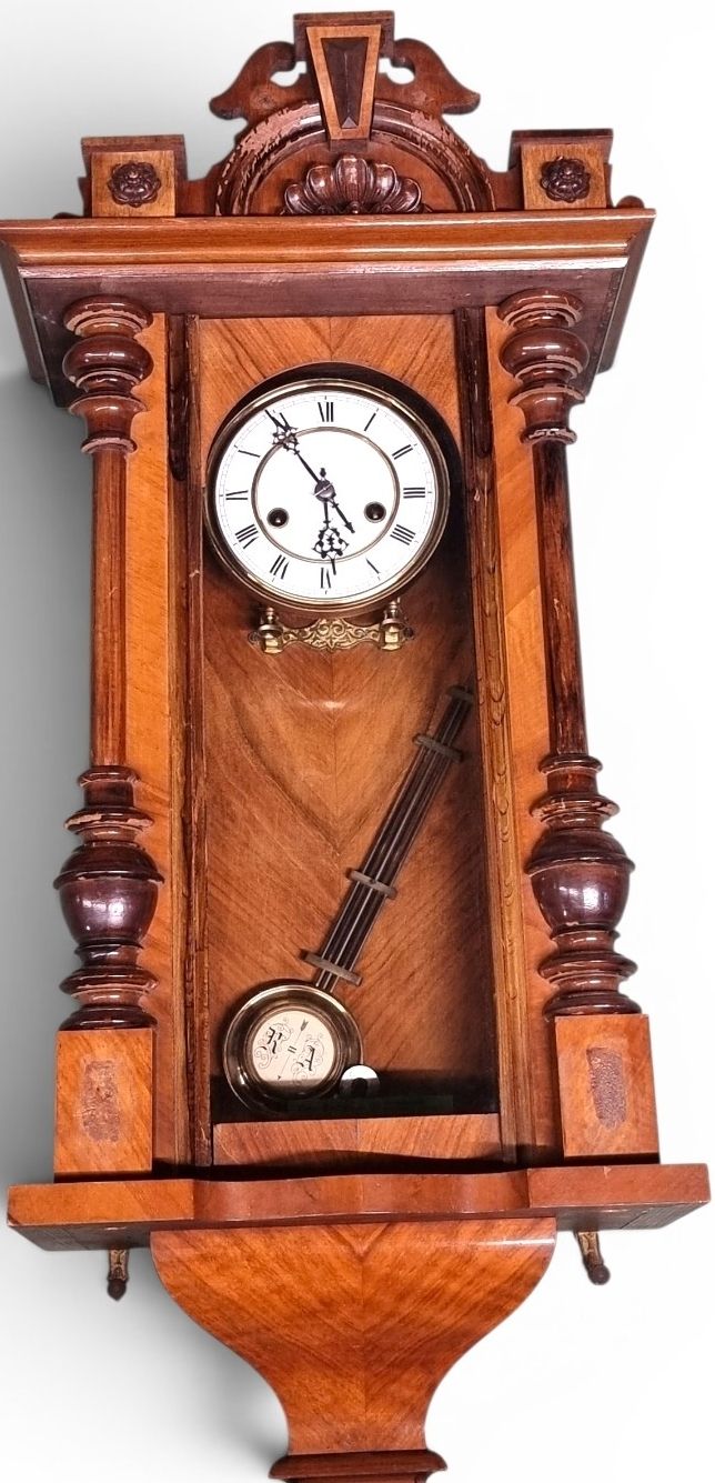 Orologi da terra & Orologi da parete: Antike Wanduhr Wiener Stil – Usato da Zürich venduto da Pinogaudio