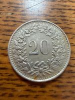 🇨🇭 20 Rappen Svizzera 1943 – CONFOEDERATIO HELVETICA