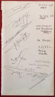 Radsport 6 Autogramme von 1964 Sante Gaiardoni Jean Raynal