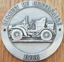 Medaille CIRCUIT DU CENTENAIRE 1986
