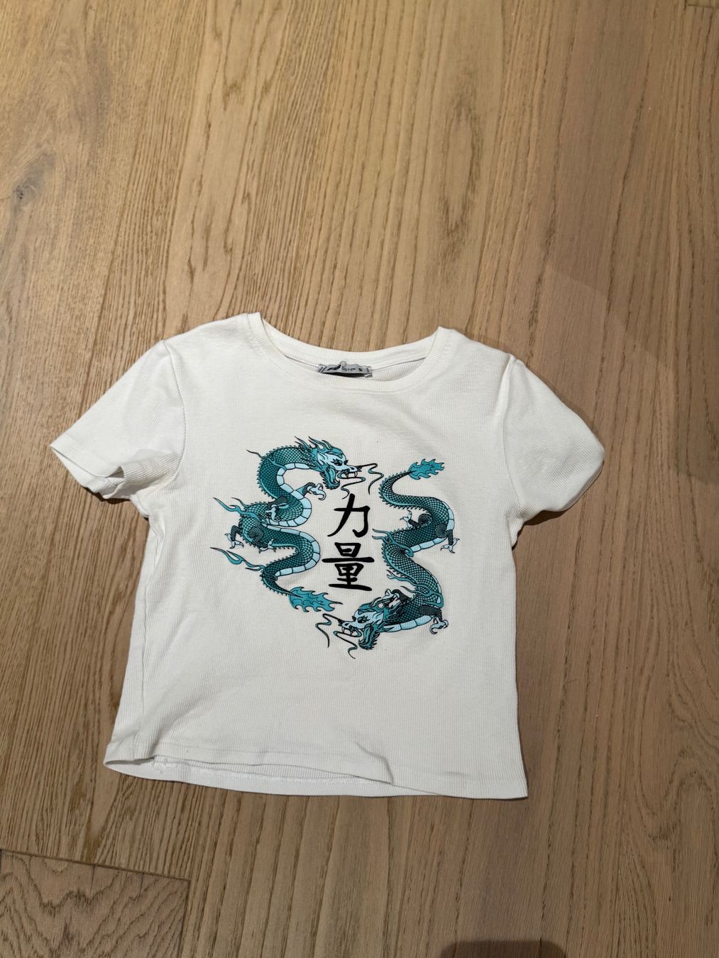 T-shirt: Cooles T-Shirt mit Drachenmuster, Grösse S, – Usato da Uster venduto da Pboller