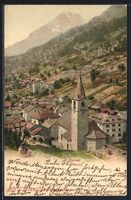 AK Salvan, Teilansicht mit Kirche, 1902
