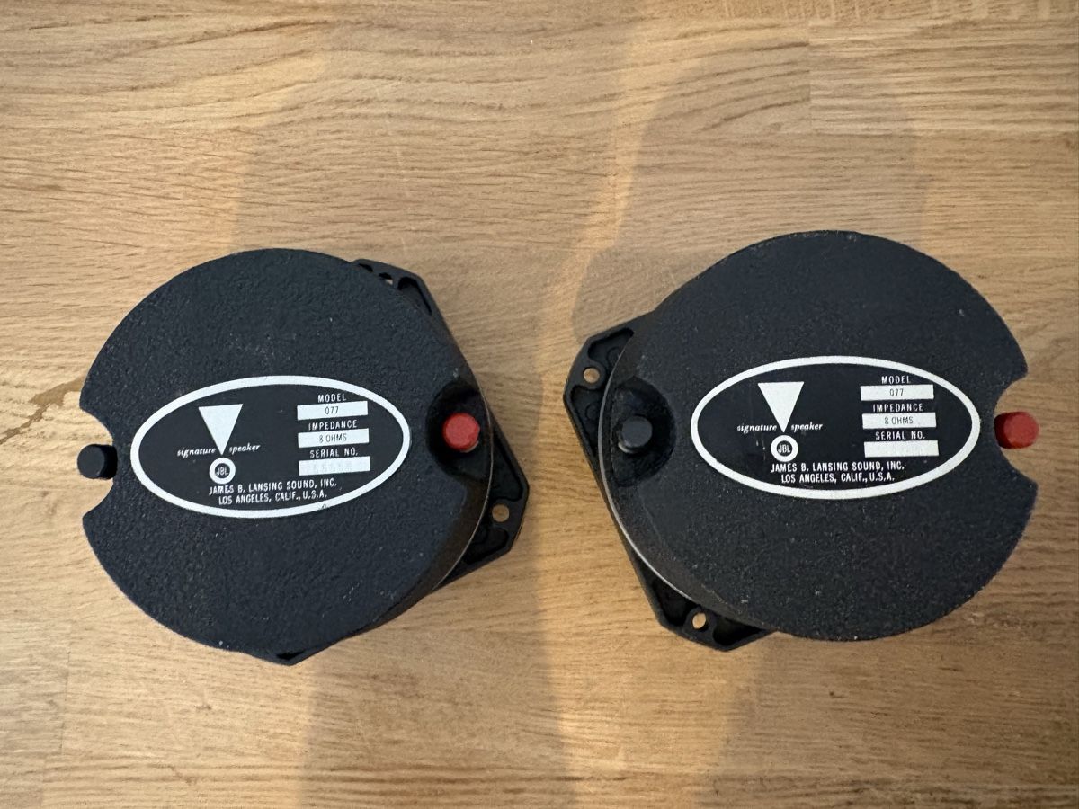JBL Casse acustiche: Slot tweeter compression JBL 077 – Usato da Biel/Bienne venduto da pat_kh7v 7