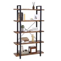 Bücherregal stabiles Standregal mit 5 Regalebenen JOLIE