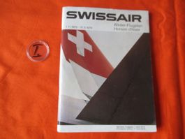 Swissair Flugplan 1978 / 1979