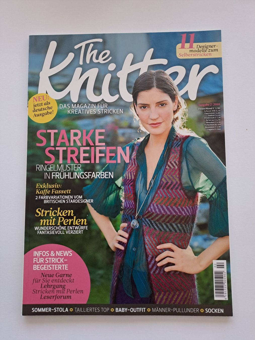 Zeitschriften & Magazine: Strickheft The knitter Ausgabe 2 / 2010 Strickdesign – Gebraucht aus Glashütten von Schwebefisch
