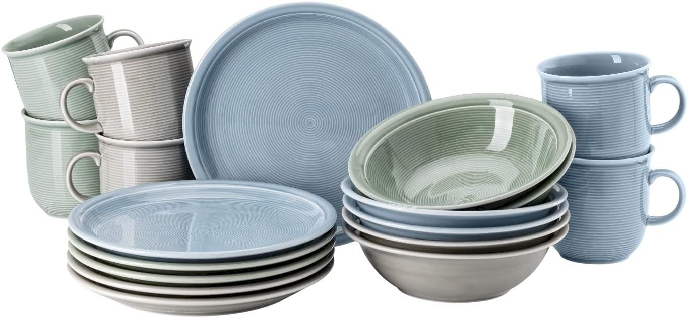 Thomas Set di piatti: Thomas Trend Colour Mixed Frühstücksset – Nuovo e nell'imballaggio originale da Bottighofen venduto da zaap