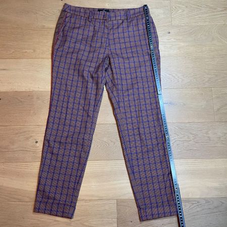 Mason’s Damen Hose Gr.44 Karo Seitenstreifen Elegant