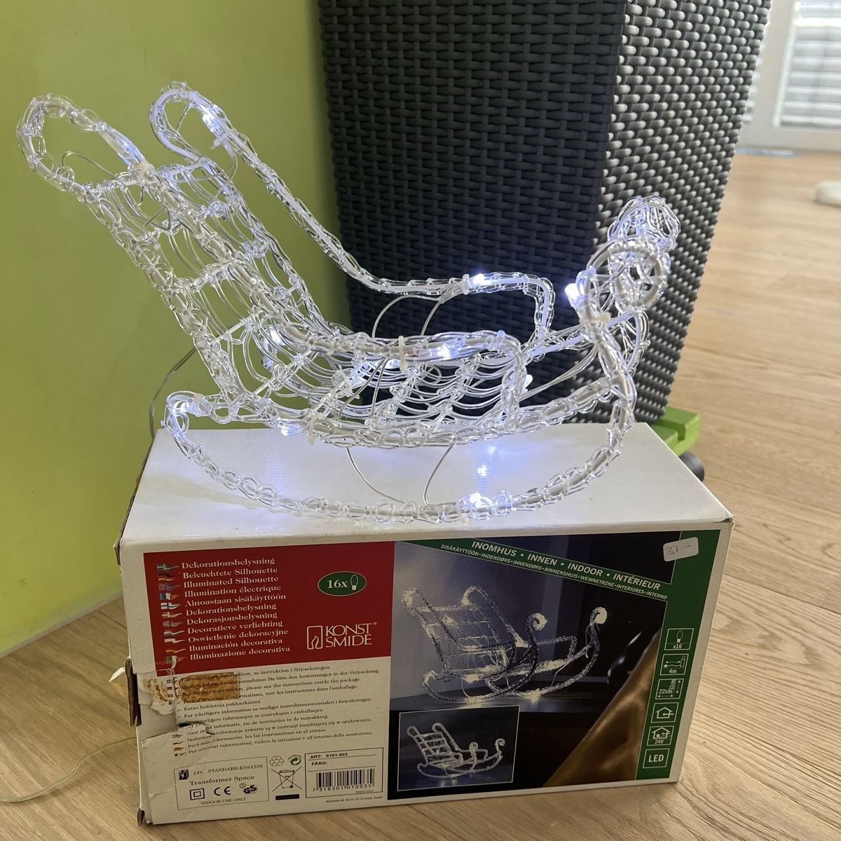 Coop Ghirlande e barre luminose: LED Weihnachtsschlitten – Usato da Böckten venduto da Yvonne70