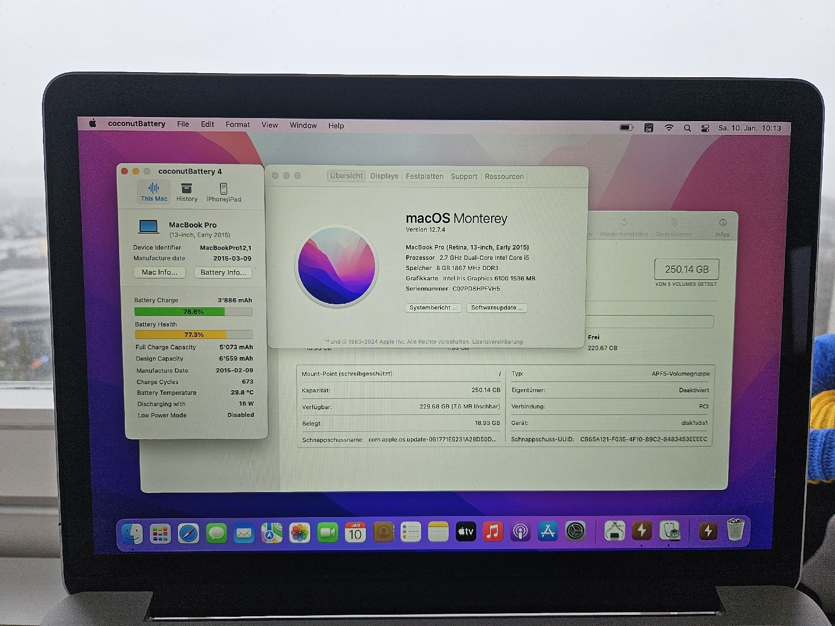 Apple Notebook: Apple MacBook Pro 13 2015 in einem gutem Zustand – Usato da Biberist venduto da Volo28 1