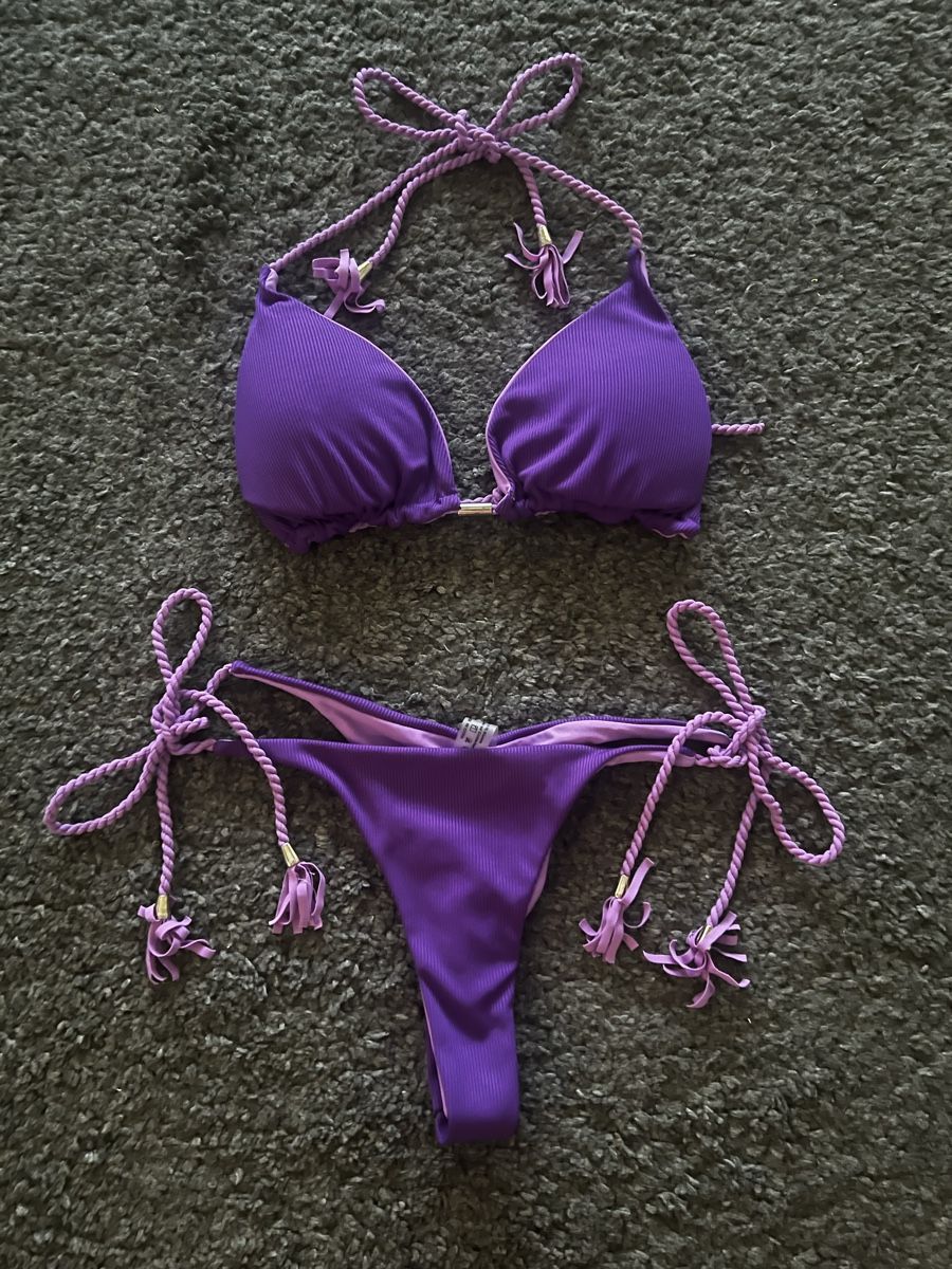 Badekleider & Bikinis: Bikini lila Grösse M neuwertig – Neu (gemäss Beschreibung) aus Effretikon von Briga.S.