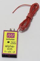 Schulze alpha 435 Empfänger 35MHz 4-Kanal mit Quarz Kanal 66