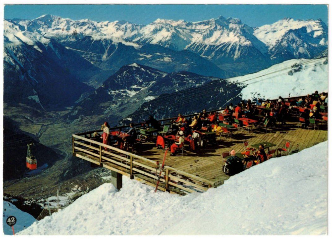 Cartoline postali: Verbier - Luftseilbahn Attelas – Usato da Binningen venduto da Mountainrider