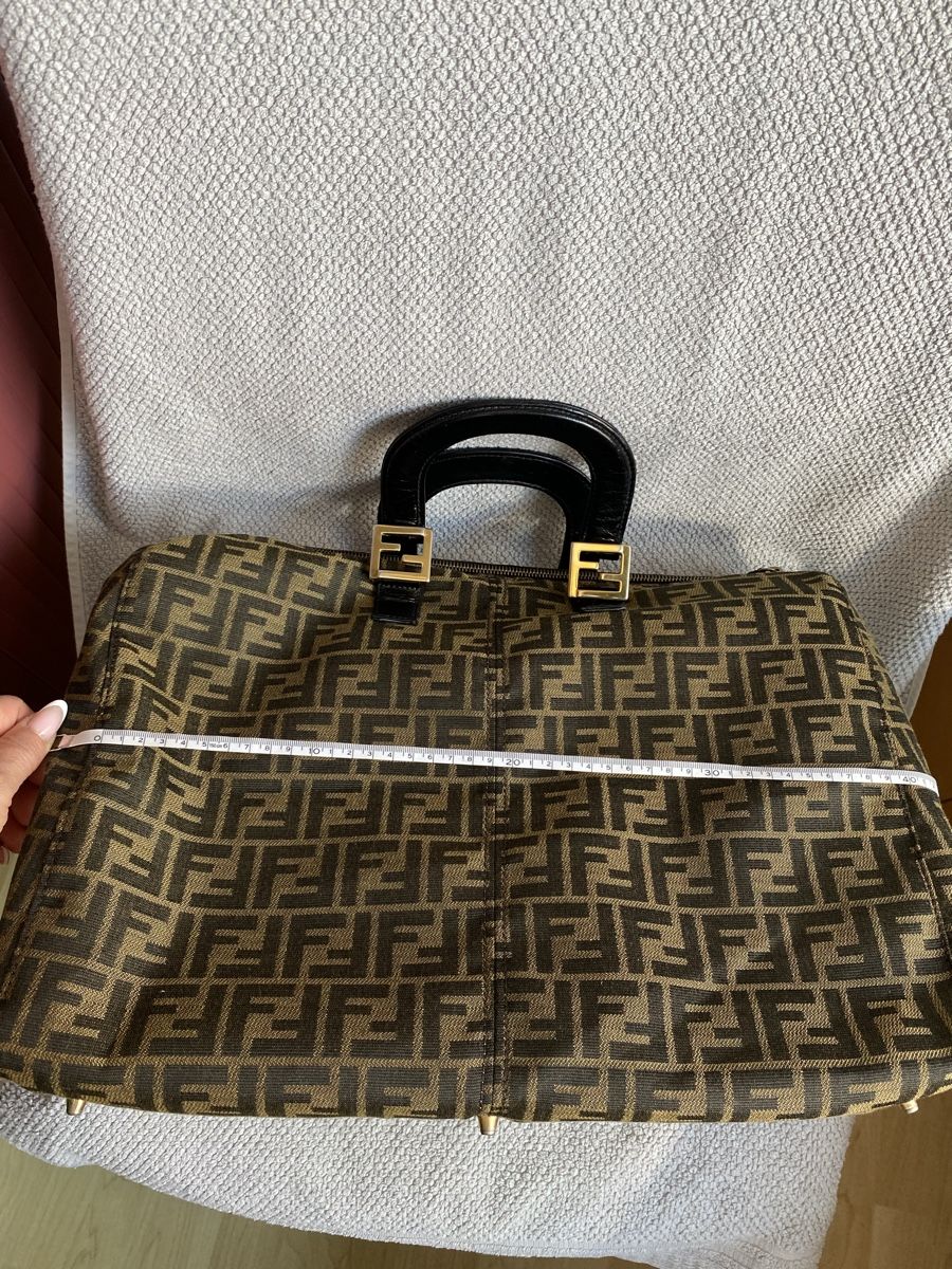 Fendi Borse: Fendi Zucca Boston Bag Medium Vintage – Usato da Sarnen venduto da Kitty2019 5