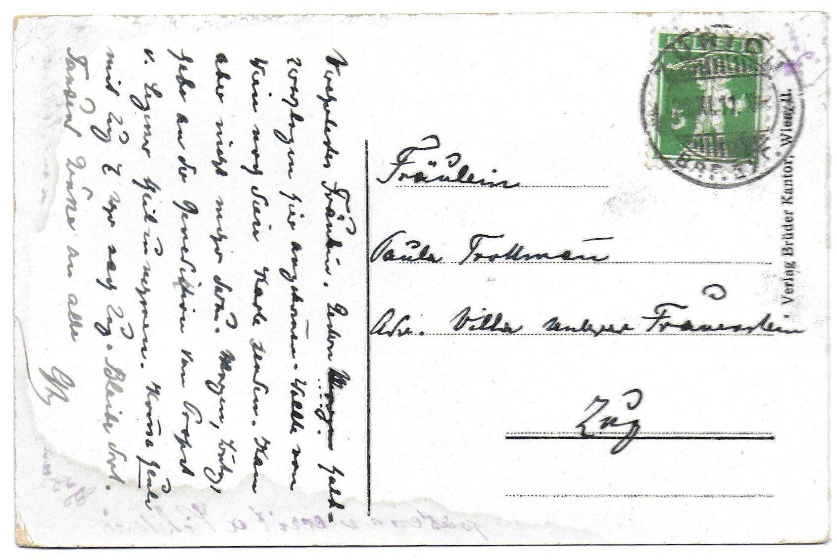 Cartoline postali: Franzensring  Wien – Usato da Kloten venduto da kanschweiz 1