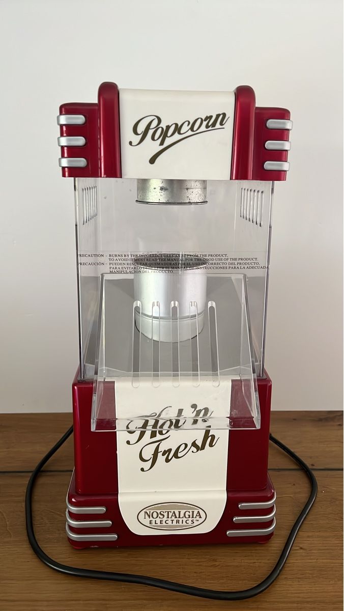 Elettrodomestici da cucina: Nostalgia Popcornmaschine rot/weiss Retro – Usato da Altdorf UR venduto da JanAil