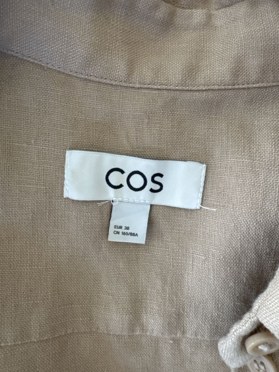 Cos Camicette: Chemise COS en lin beige, taille 38 – Usato da Genève venduto da Cicin 2