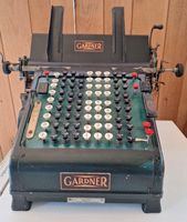 Gardner Additions- und Rechenmaschine Zuerich antiker Zustan
