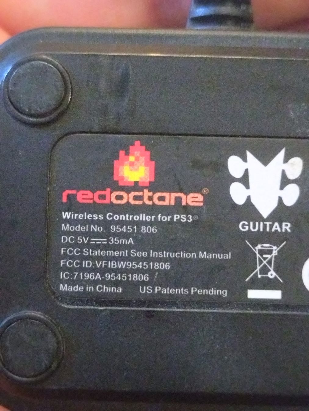 Controller: Adaptateur Guitar Hero RedOctane Wireless PS3 Dongle – Usato da Farvagny-le-Grand venduto da LaCaverne 2