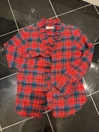 Isabel Marant Karobluse Grösse M rot blau