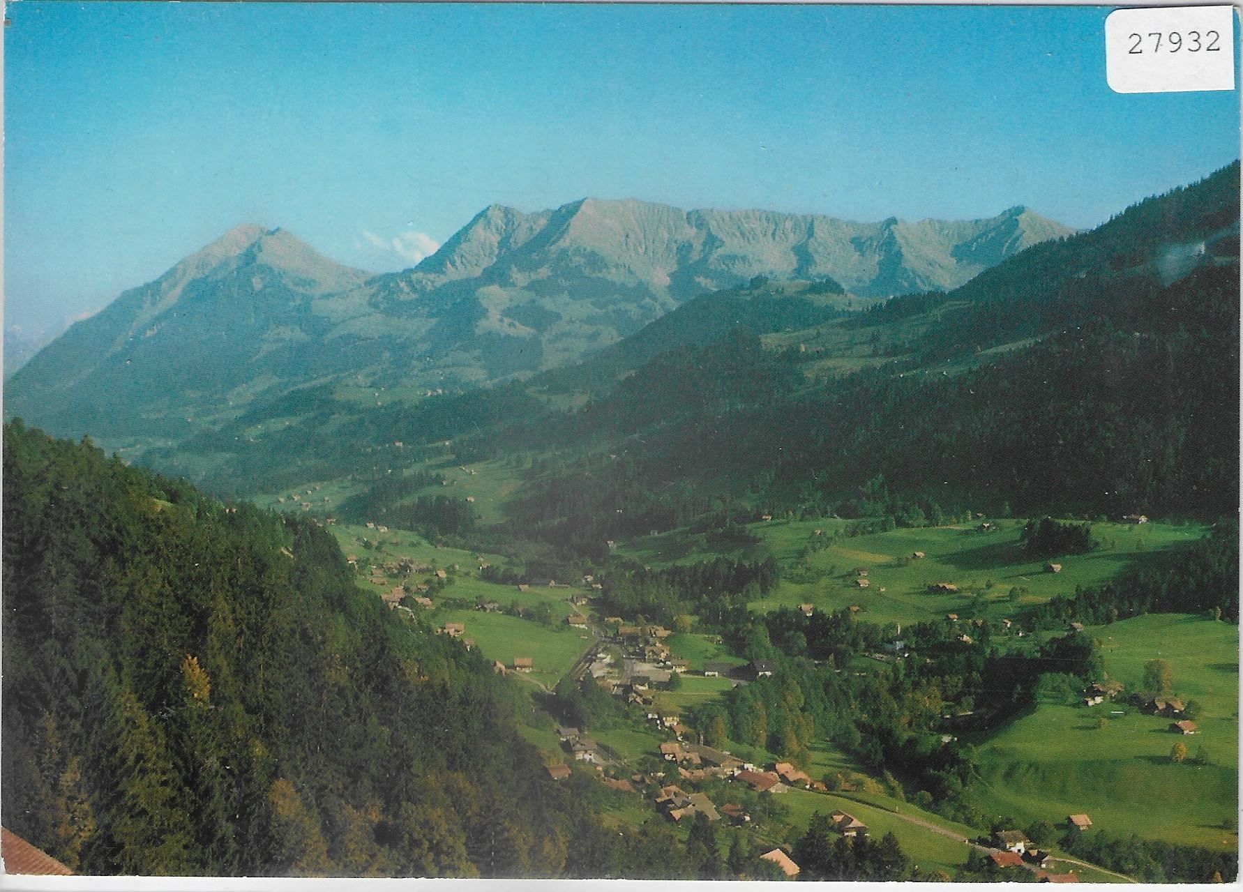 Ansichtskarten: Därstetten im Simmental mit Niesenkette – Gebraucht aus Ettingen von Kartenplanet