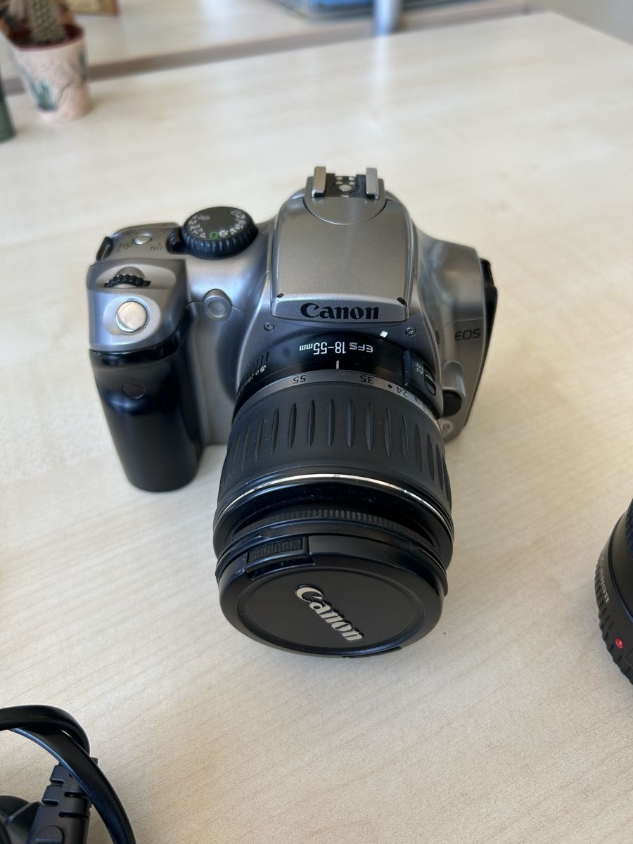 Canon Fotocamera: Canon EOS 3000 Spiegelreflexkamera mit zwei Objektiven – Nuovo (secondo la descrizione) da Zuchwil venduto da celixne 2