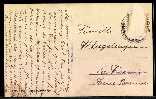 Cartes postales: AK Ringgenberg, Faulensee – D'occasion à Berlin par bartko-reher 1