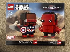LEGO Brickheadz 40668 Captain America & Red Hulk, Neu!